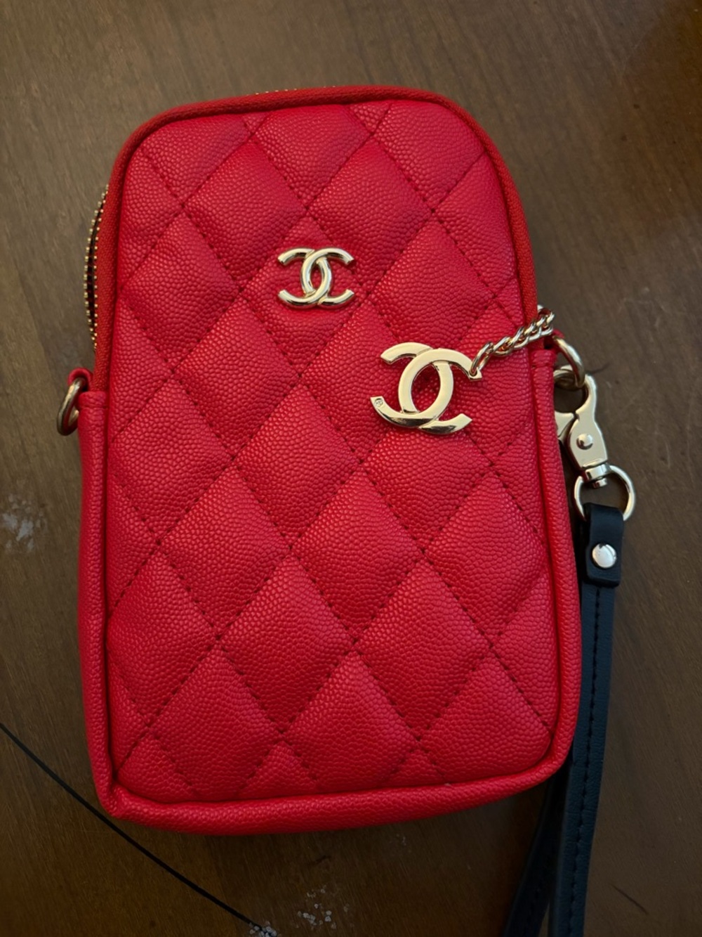 Fashion - Chanel Inspired Red Mini Crossbody Bag